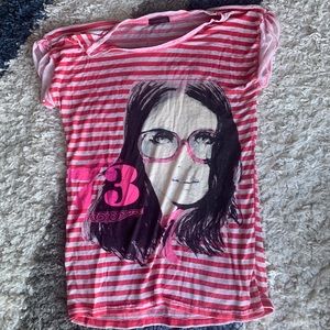 Custo Barcelona Striped Graphic Tee